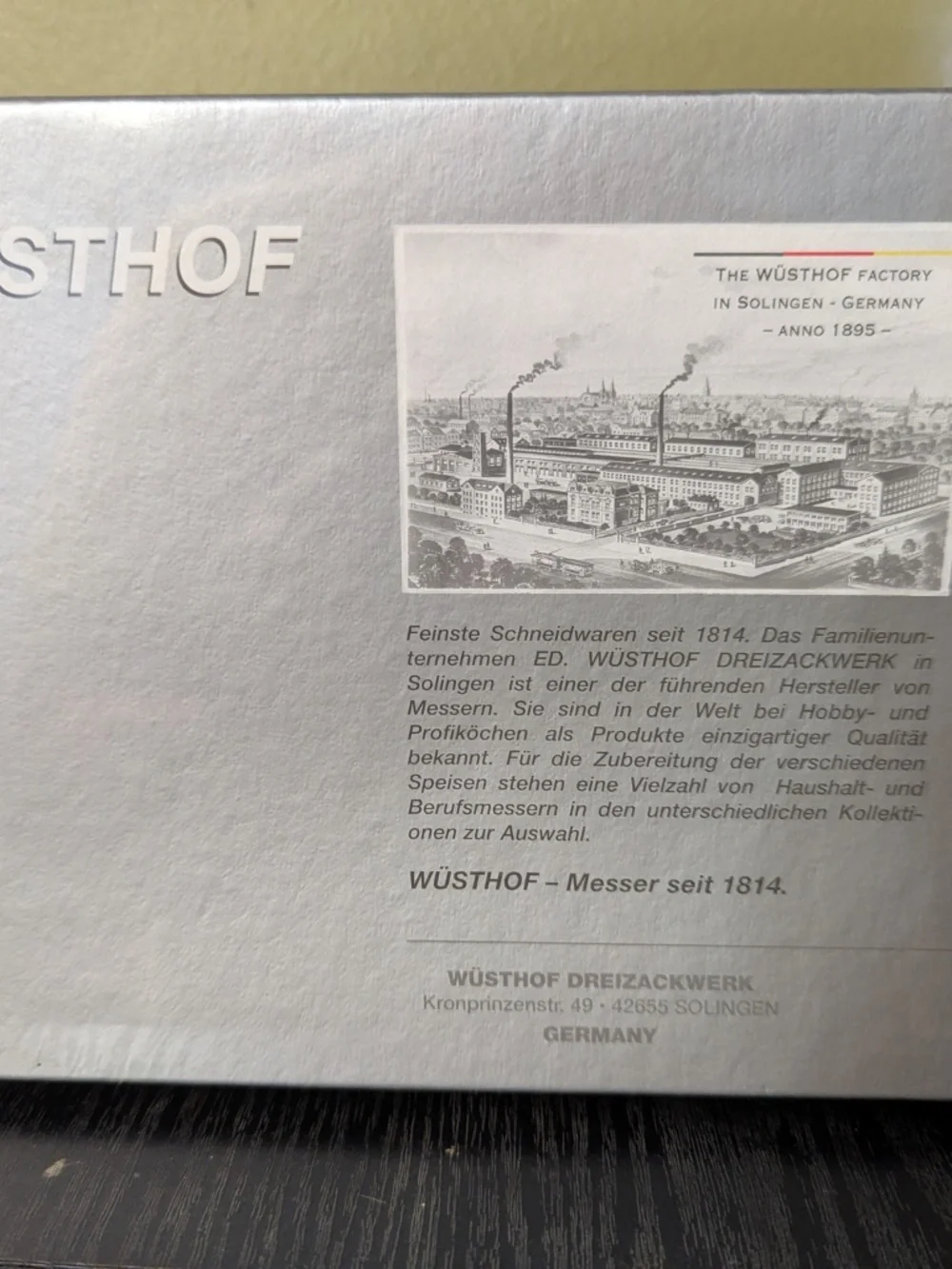 Wusthof solingen germany